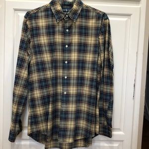 Long sleeve button down.